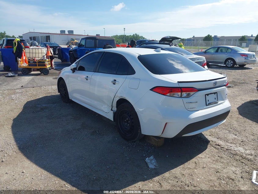 Vin: 5yfepmae3mp181318, lot: 45756907, toyota corolla le 20213