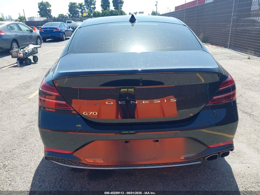 2023 Genesis G70 2.0T Rwd VIN: KMTG34TA5PU115408 Lot: 45259112