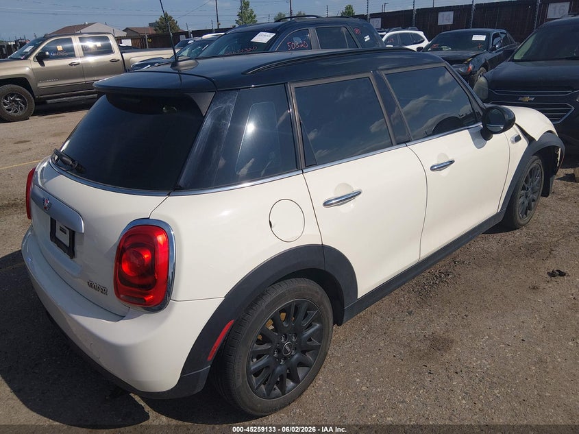 Vin: wmwxs5c54f2c63294, lot: 45756953, mini hardtop cooper 20154