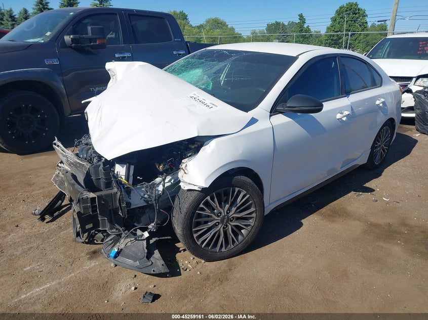 Vin: 3kpf54adxne435126, lot: 45756982, kia forte gt-line 20222