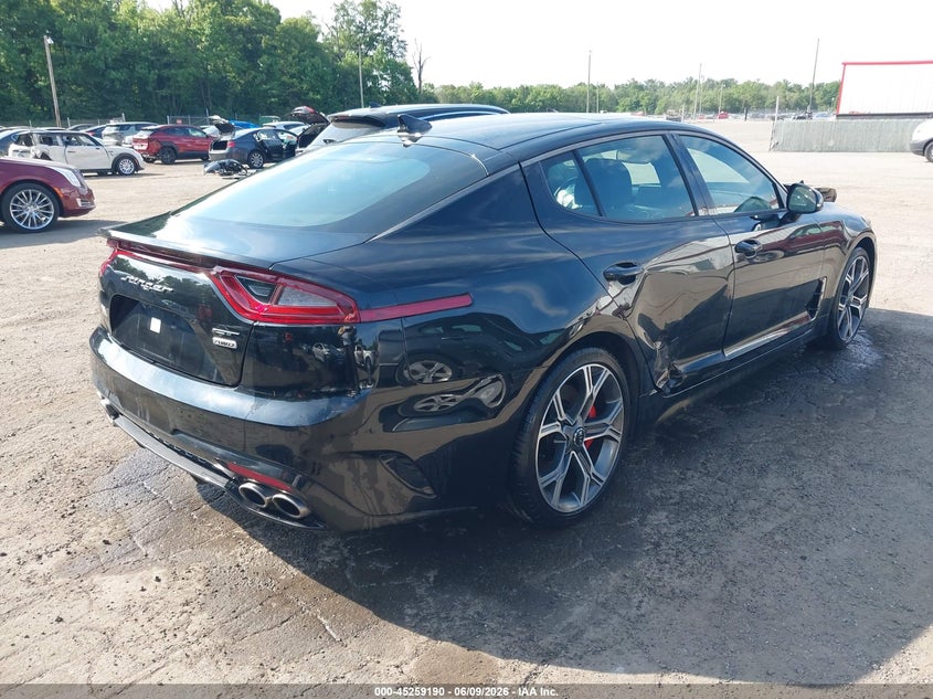 Vin: knae45lc7m6090177, lot: 45757010, kia stinger gt1 20214