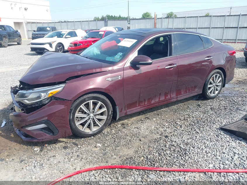 Vin: 5xxgu4l1xkg288898, lot: 45757021, kia optima ex 20192