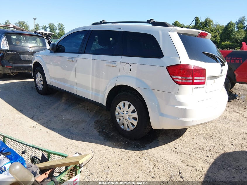 2009 Dodge Journey 2.4 Se white Lot 111045259259 Vin 3D4GG47B39T236525