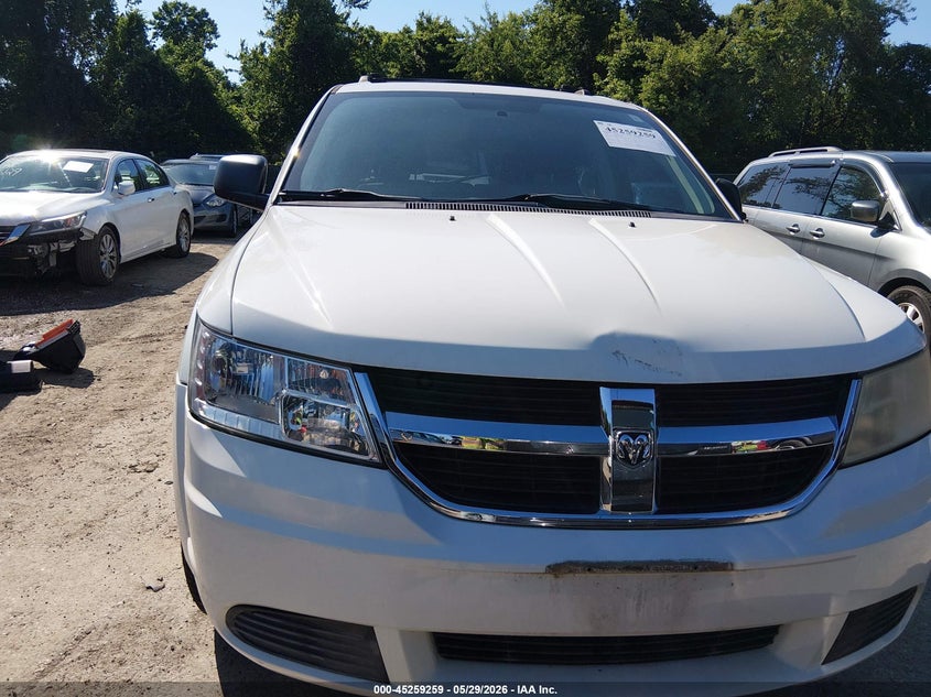 2009 Dodge Journey 2.4 Se white Lot 111045259259 Vin 3D4GG47B39T236525