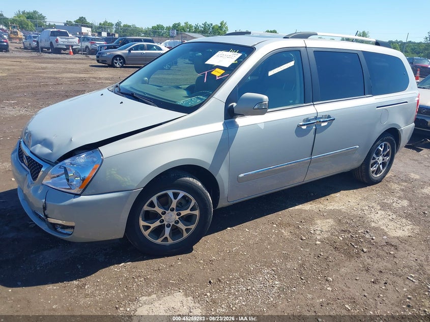 Vin: kndmh4c77e6542274, lot: 45757102, kia sedona ex 20142