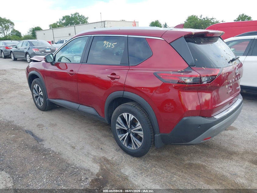 2022 NISSAN ROGUE auction photo 3