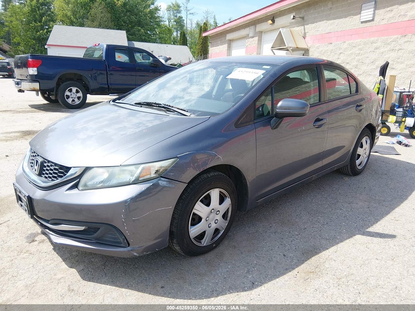 Vin: 19xfb2f58fe236205, lot: 45757170, honda civic lx 20152