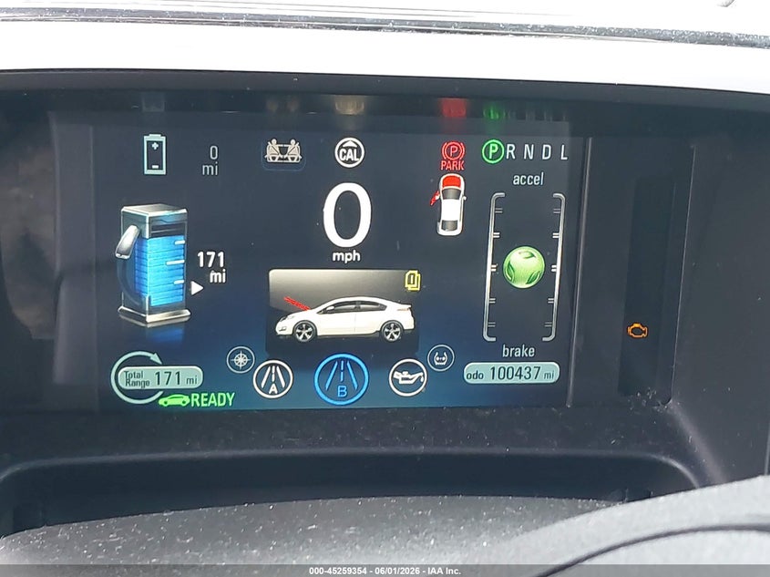 2013 Chevrolet Volt VIN: 1G1RE6E43DU145676 Lot: 45259354