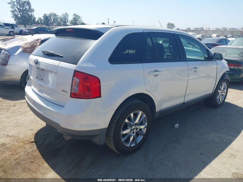 Vin: 2fmdk3jc5dbc17825, lot: 45757177, ford edge sel 20134