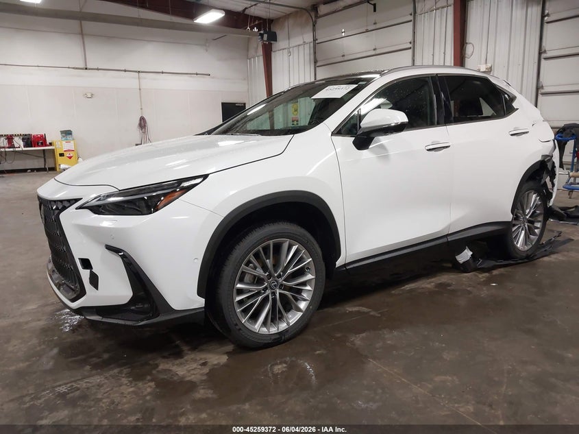 Vin: 2t2hgcez5tc107297, lot: 45757192, lexus nx 350 luxury 20262