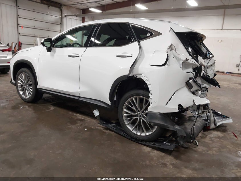 Vin: 2t2hgcez5tc107297, lot: 45757192, lexus nx 350 luxury 20263