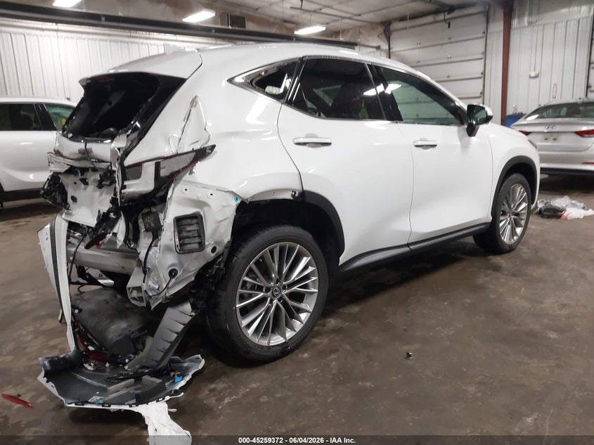 Vin: 2t2hgcez5tc107297, lot: 45757192, lexus nx 350 luxury 20264