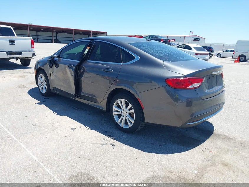 Vin: 1c3cccab8gn161039, lot: 45757209, chrysler 200 limited 20163