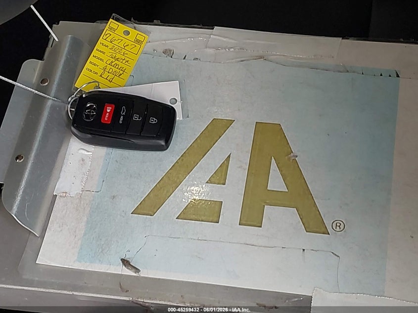 VIN 4T1DAACK1TU308885 2026 TOYOTA CAMRY SE