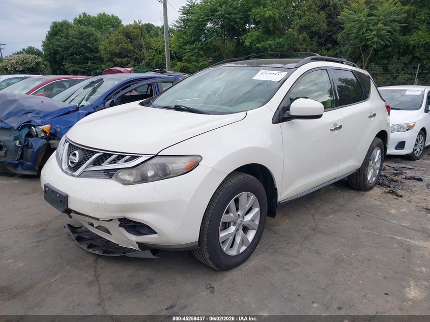 Vin: jn8az1mw2cw240476, lot: 45757257, nissan murano sl 20122
