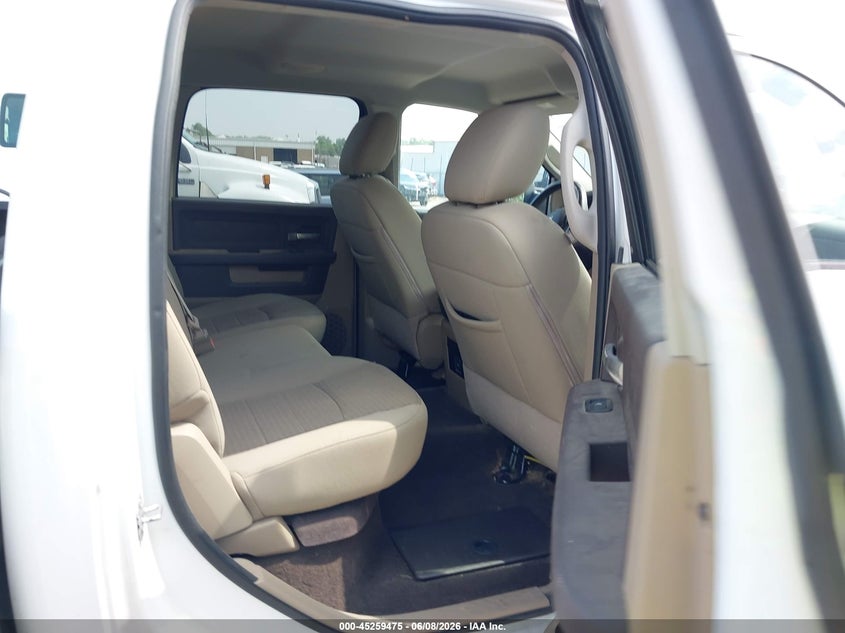 2012 Ram 1500 5.7 Ram Slt white Lot 111045259475 Vin 1C6RD6LT4CS223792