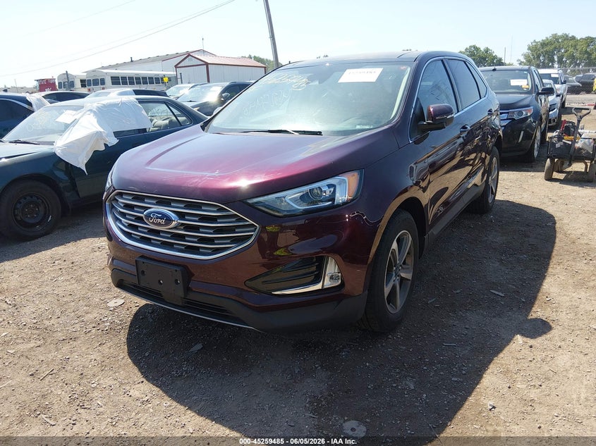 Vin: 2fmpk4j9xlbb41184, lot: 45757305, ford edge sel 20202