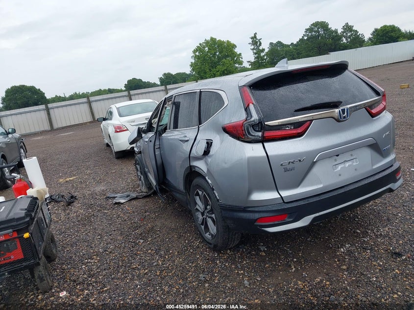 Vin: 7fart6h52me005942, lot: 45757311, honda cr-v hybrid ex 20213