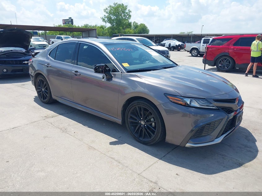 Vin: 4t1k61ak8mu428339, lot: 45757321, toyota camry xse 2021 img_1