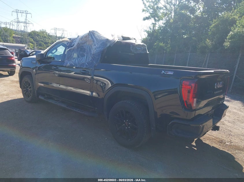 Vin: 1gtuuced3pz105317, lot: 45757323, gmc sierra 1500 4wd  short box elevation with 3sb 20233