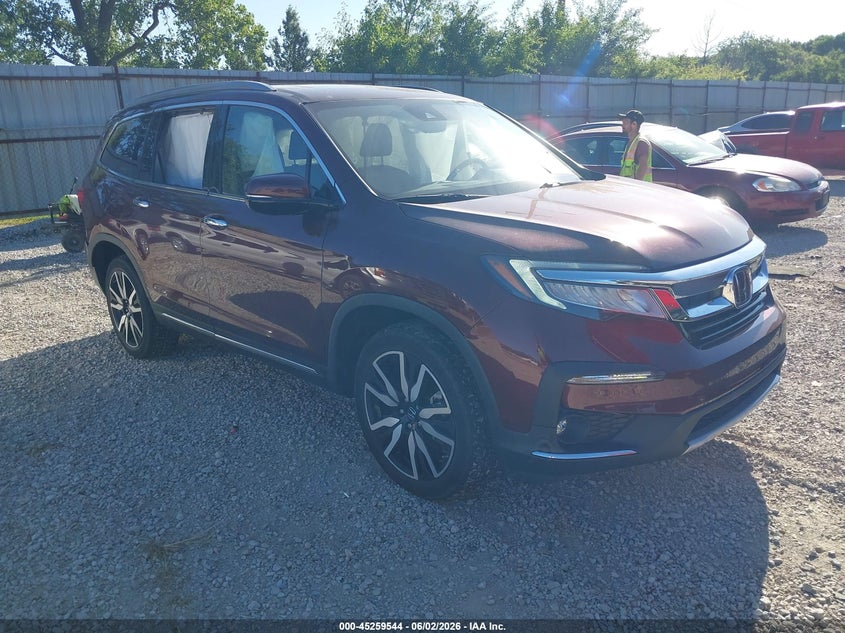 Vin: 5fnyf6h63nb094882, lot: 45757364, honda pilot awd touring 7 passenger 2022 img_1