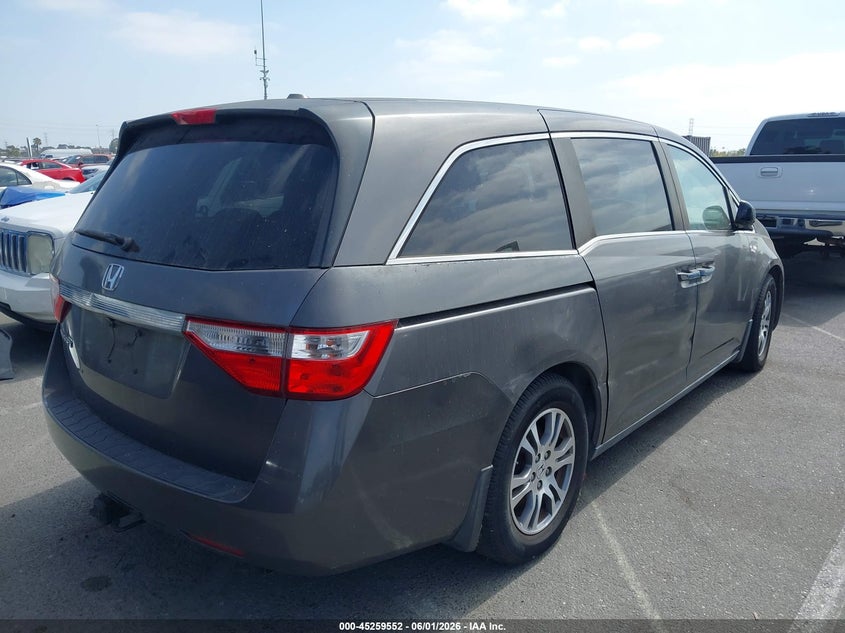 Vin: 5fnrl5h60bb054617, lot: 45757372, honda odyssey ex-l 20114