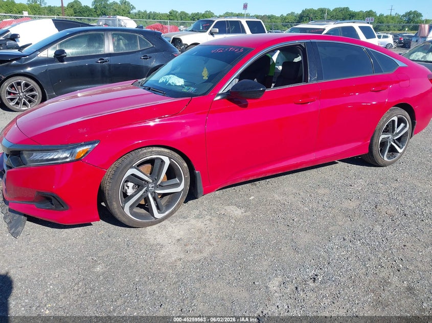 2022 HONDA ACCORD auction photo 2