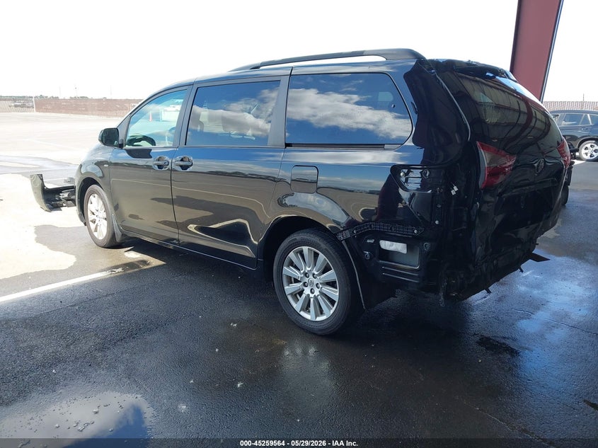 Vin: 5tdjz3dcxhs149363, lot: 45757384, toyota sienna le 7 passenger 20173