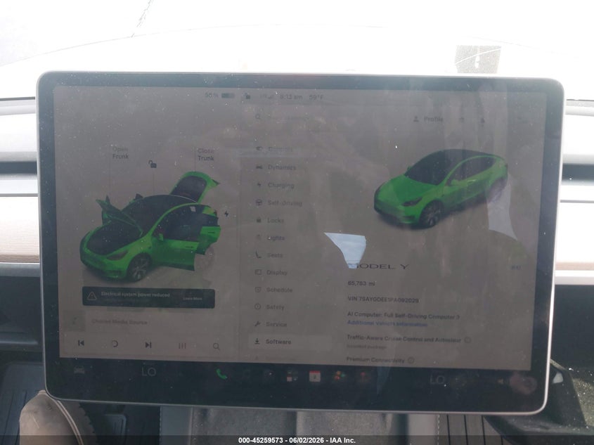 2023 Tesla Model Y Awd/Long Range Dual Motor All-Wheel Drive VIN: 7SAYGDEE1PA092029 Lot: 45259573