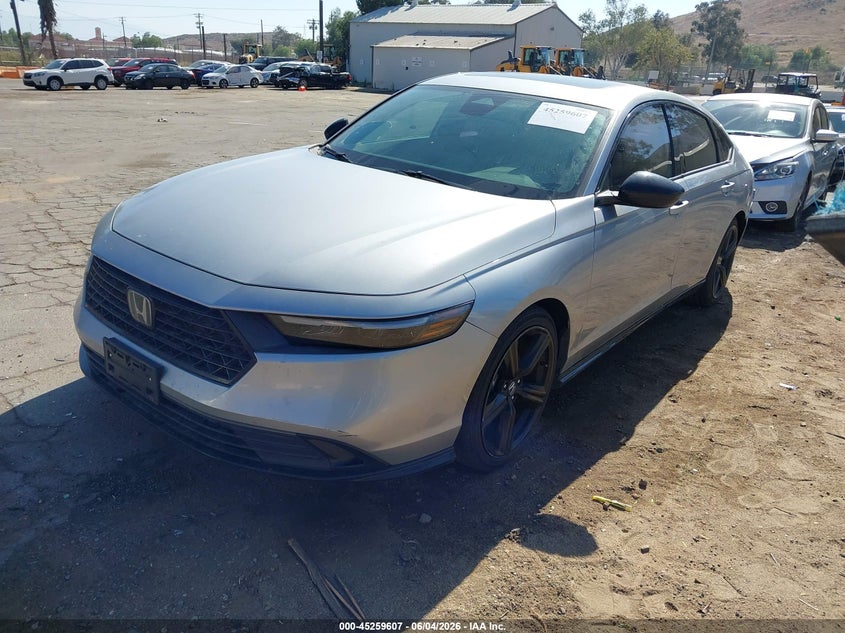 Vin: 1hgcy2f78pa062385, lot: 45757427, honda accord hybrid sport-l 20232