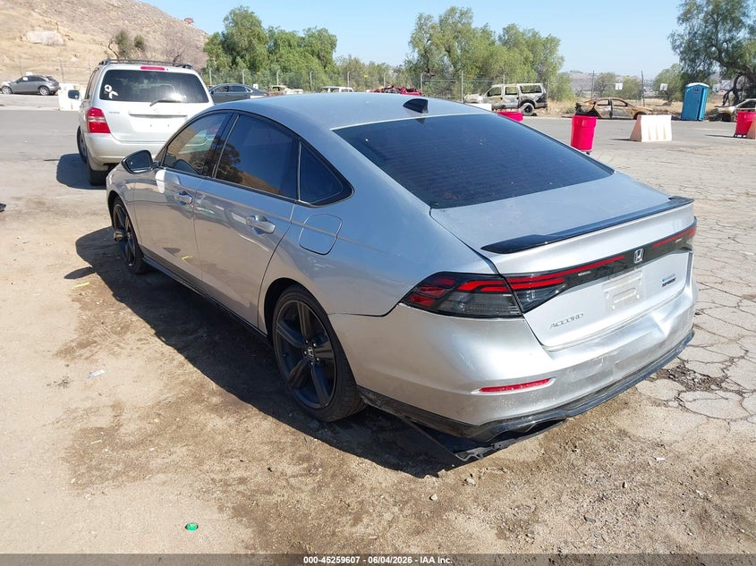 Vin: 1hgcy2f78pa062385, lot: 45757427, honda accord hybrid sport-l 20233