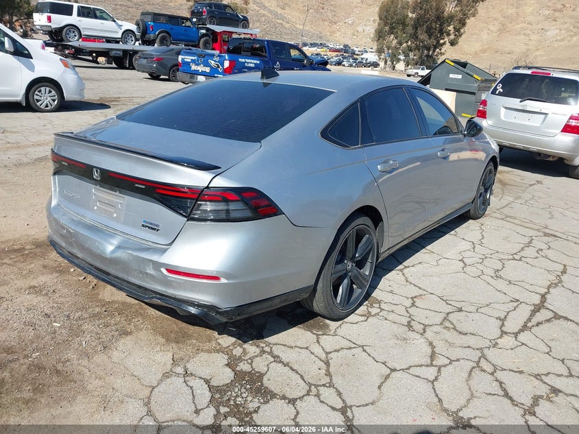 Vin: 1hgcy2f78pa062385, lot: 45757427, honda accord hybrid sport-l 20234