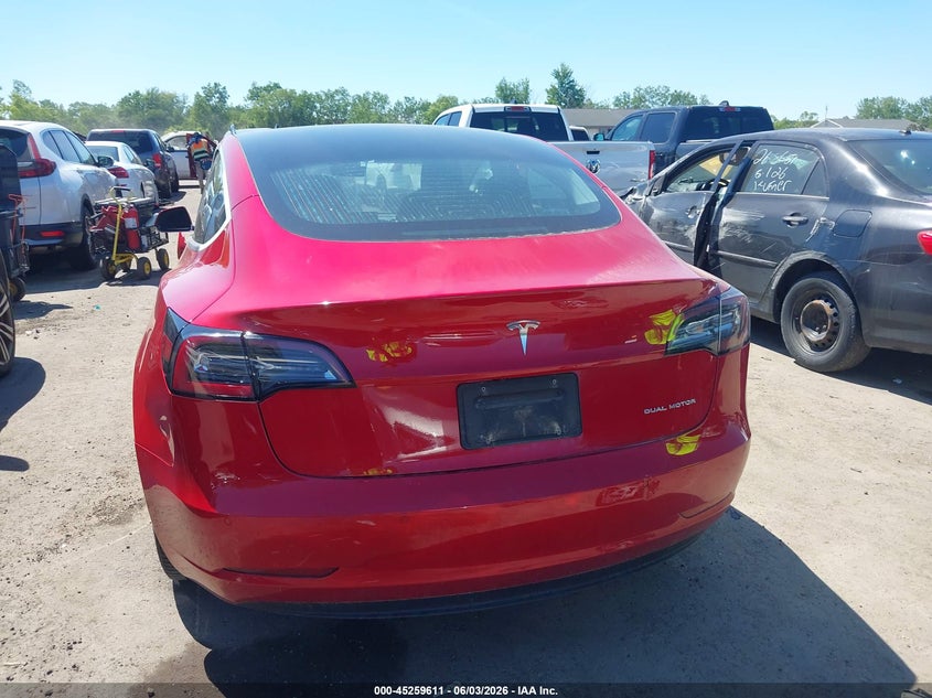 2020 Tesla Model 3 Long Range Dual Motor All-Wheel Drive VIN: 5YJ3E1EB0LF600277 Lot: 45259611