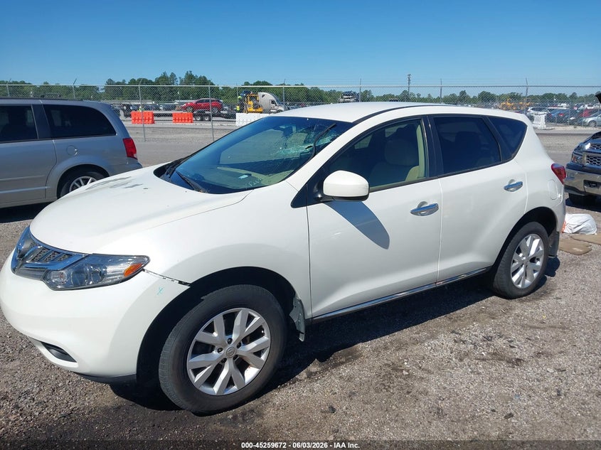 Vin: jn8az1mu2ew406819, lot: 45757491, nissan murano le/s/sl/sv 20142