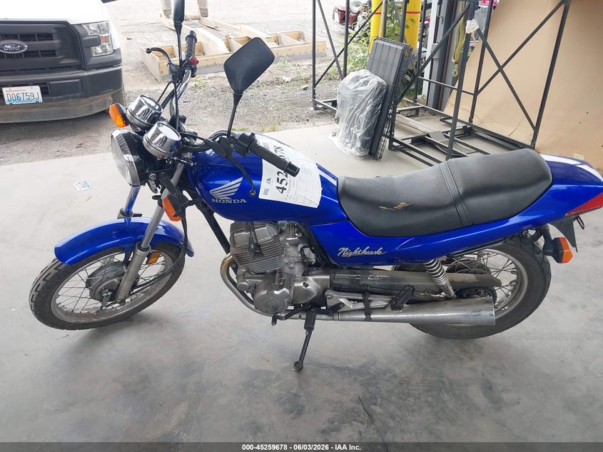 1993 Honda Cb250 VIN: JH2MC2400PK201210 Lot: 45259678