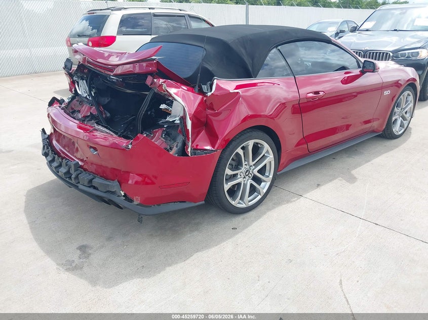 Vin: 1fatp8ff0l5159715, lot: 45757539, ford mustang gt premium 20204