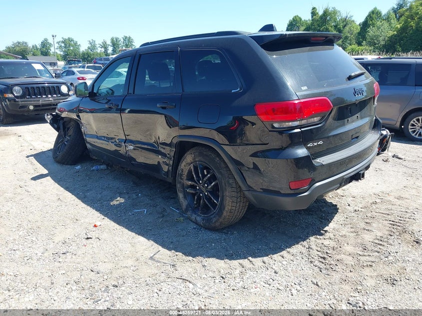 Vin: 1c4rjfbtxhc769159, lot: 45757540, jeep grand cherokee limited 4x4 20173
