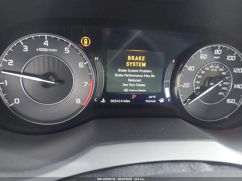 2025 Acura Rdx Advance VIN: 5J8TC2H78SL036037 Lot: 45259730