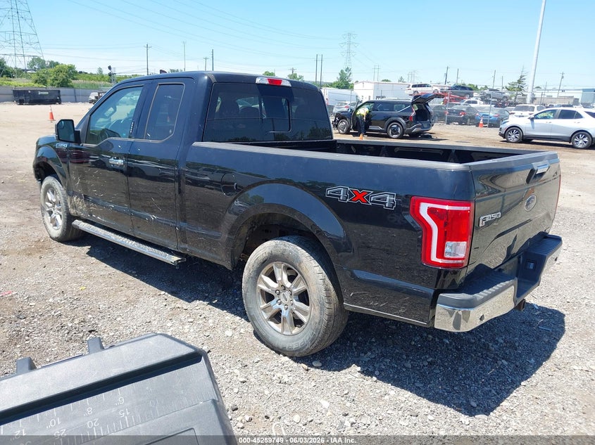 Vin: 1ftfx1ef7gfb09944, lot: 45757568, ford f-150 xlt 20163