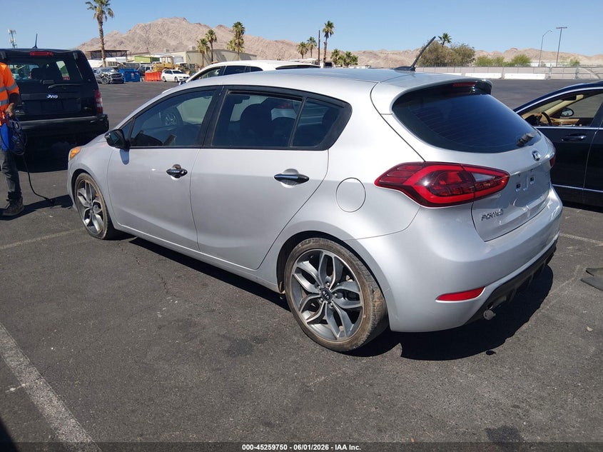 Vin: knafz5a38f5396502, lot: 45757569, kia forte sx 20153