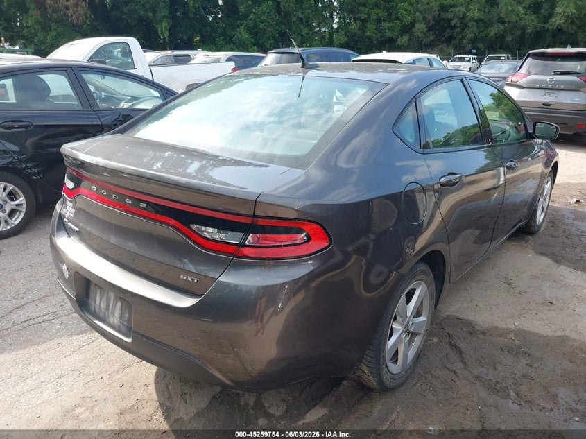 Vin: 1c3cdfbb1fd431908, lot: 45757573, dodge dart sxt 20154