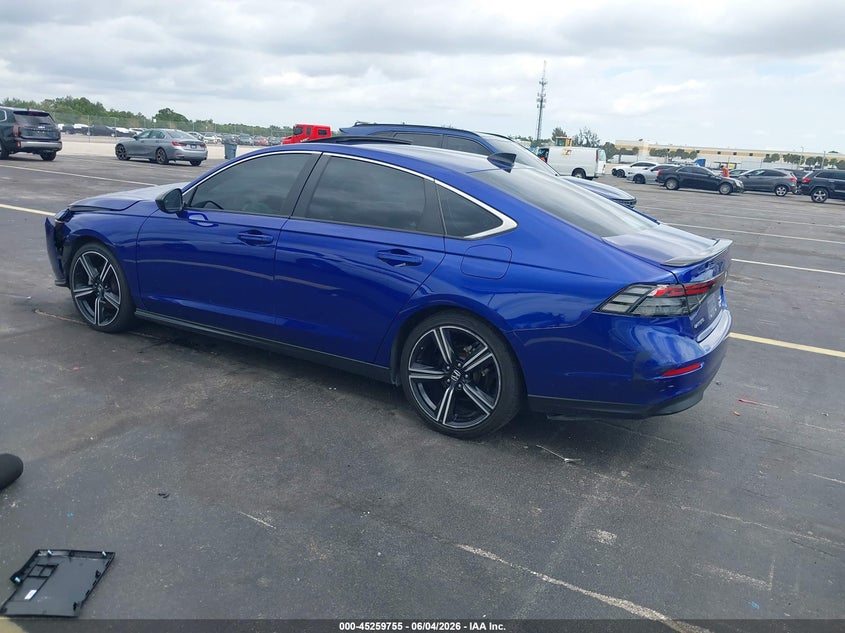 Vin: 1hgcy2f52ra027049, lot: 45757574, honda accord hybrid sport 20243