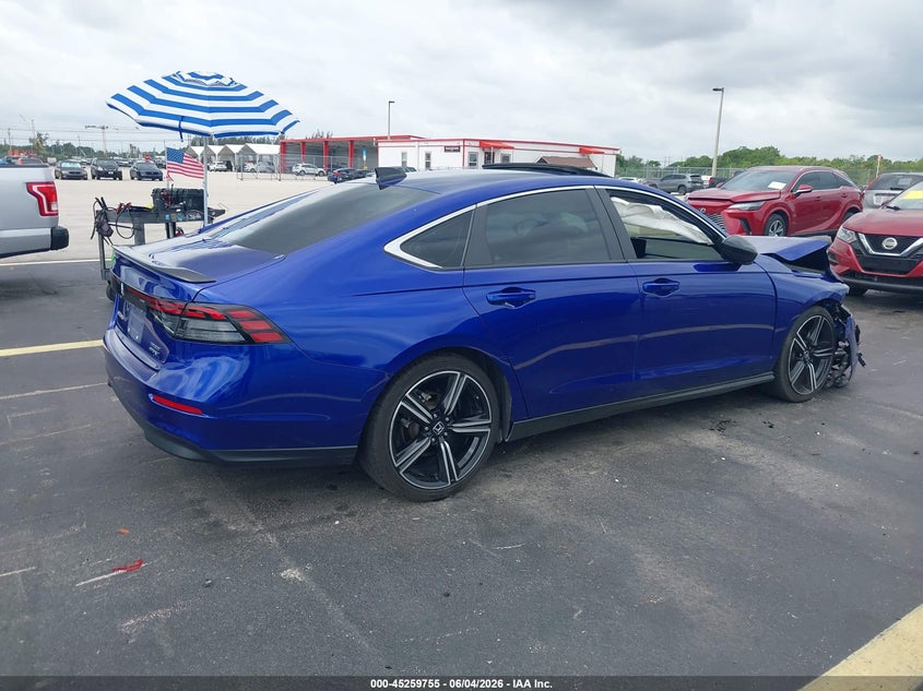 Vin: 1hgcy2f52ra027049, lot: 45757574, honda accord hybrid sport 20244