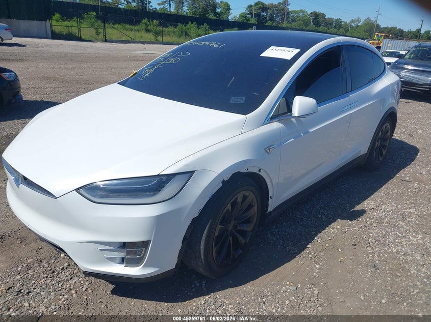 Vin: 5yjxcbe29gf022148, lot: 45757580, tesla model x 60d/70d/75d/90d/p100d 20162