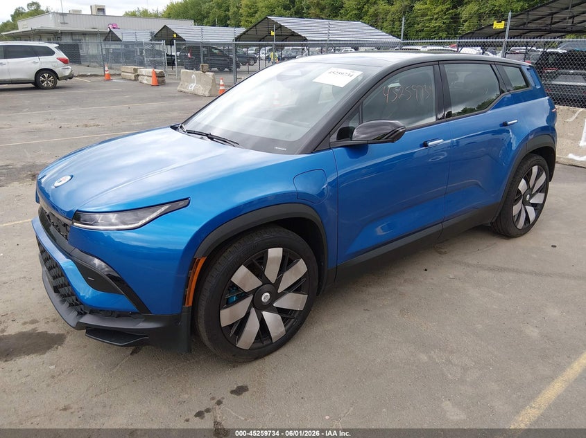 Vin: vcf1zbu20pg005217, lot: 45757592, fisker ocean one 20232