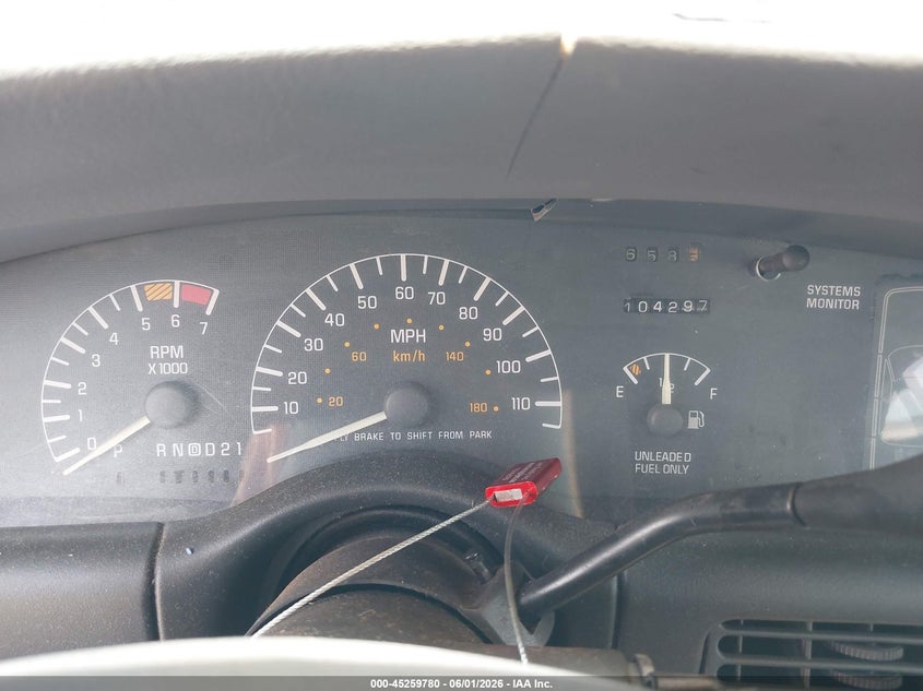 1997 Pontiac Bonneville Se Cmi VIN: 1G2HX52K6VH250026 Lot: 45259780