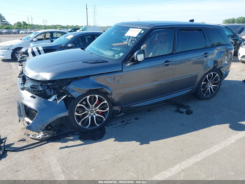 Vin: salwr2re5ja181370, lot: 45757613, land rover range rover sport supercharged/supercharged dynamic 20182