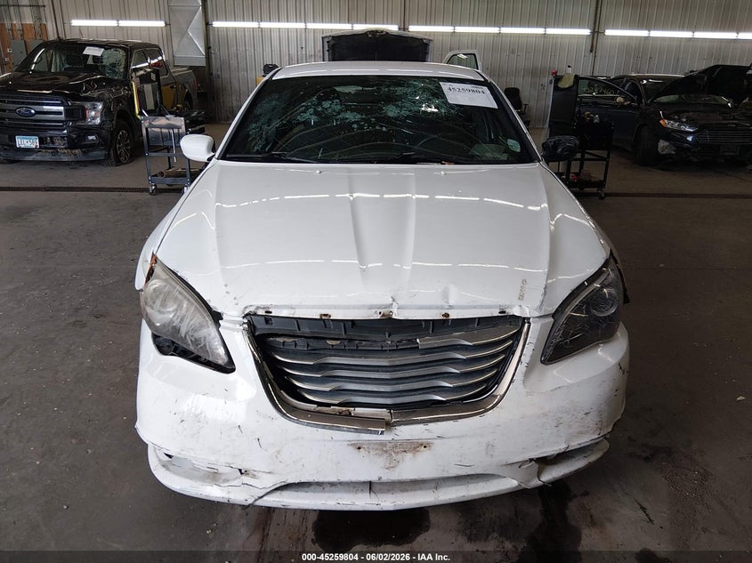 2012 Chrysler 200 2.4 Lx white Lot 111045259804 Vin 1C3CCBAB1CN164790