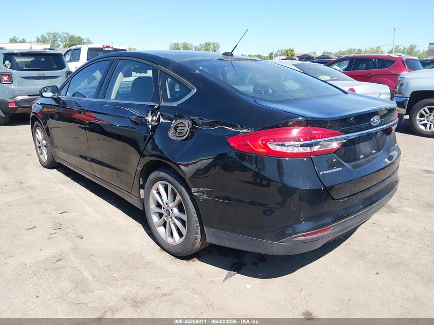 Vin: 3fa6p0h76hr402968, lot: 45757631, ford fusion se 20173