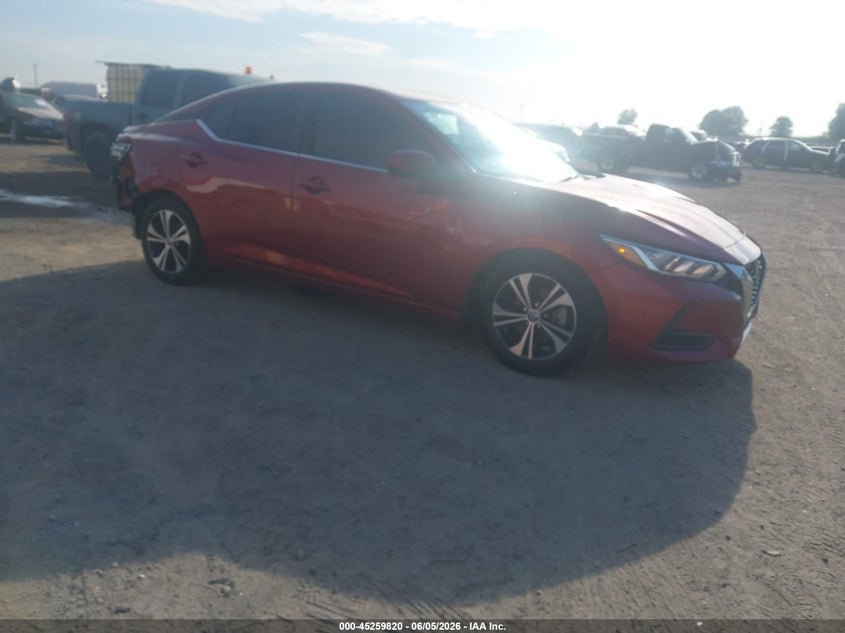 Vin: 3n1ab8cv2my311156, lot: 45757640, nissan sentra sv xtronic cvt 20211